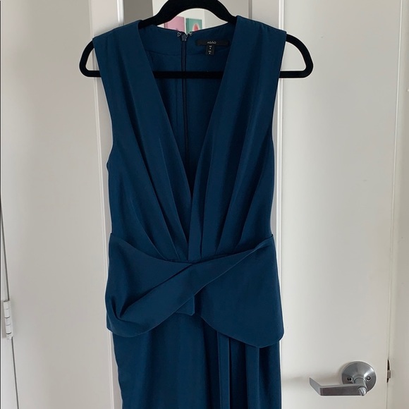 AQ/AQ jumpsuit in V neck and origami detail - Picture 2 of 6